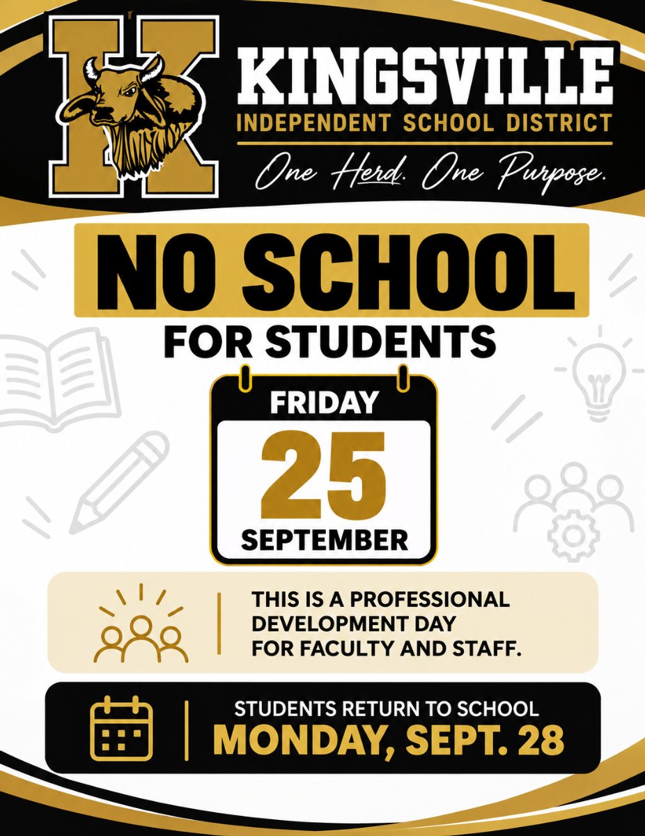 No School Sept. 25